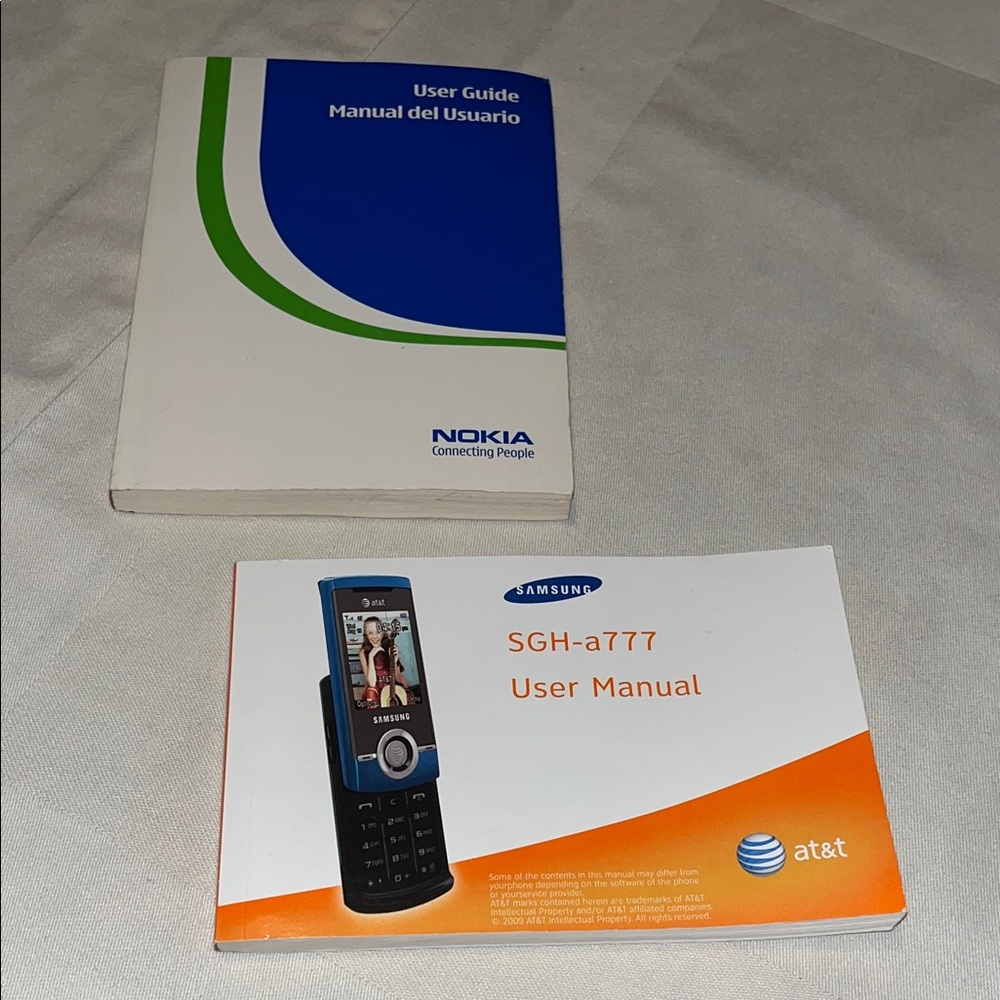 Samsung SGH-a777 User Manual and Nokia 6102i User Guide